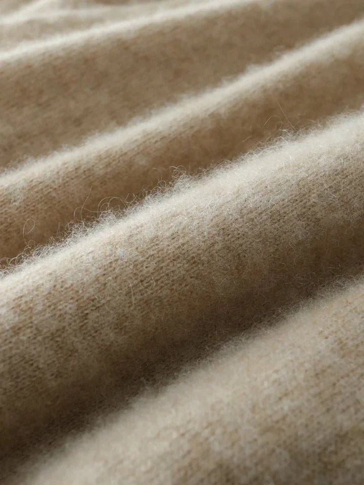 Women’s Cashmere Wrap Sweater – Soft Crossover Knit for Effortless Elegance