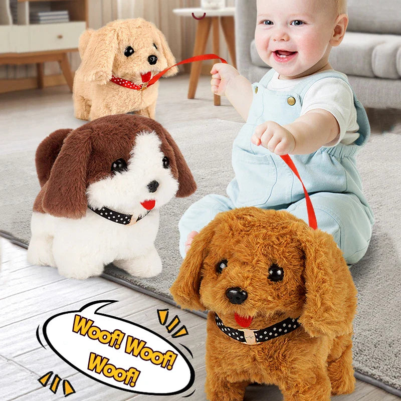 Electronic Plush Dog | Interactive Walking Puppy with Remote Controlled Leash for Children