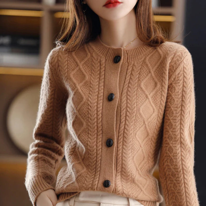 Emery Cable Cashmere Cardigan