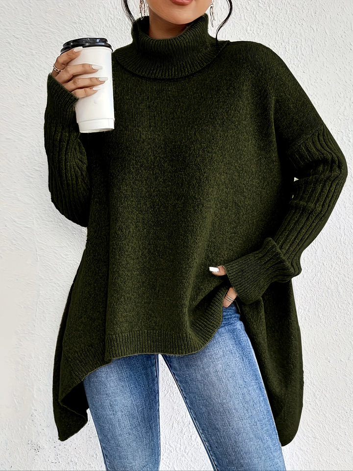 Hannah | Women's Winter Knit Turtleneck Sweater
