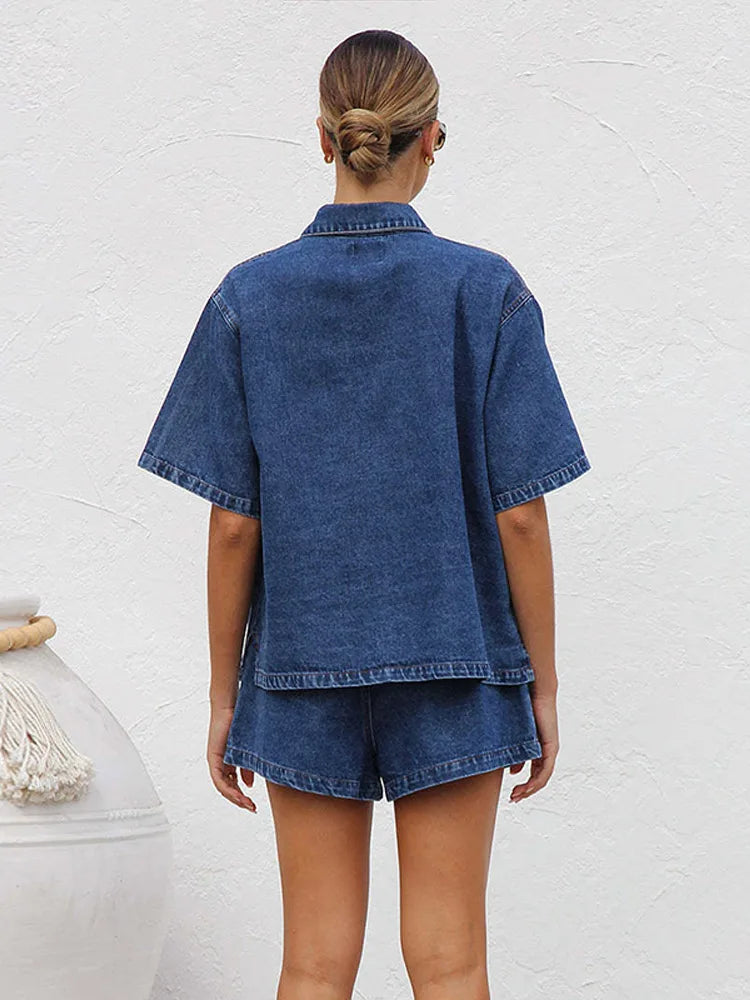Olivia Denim 2-Piece Set