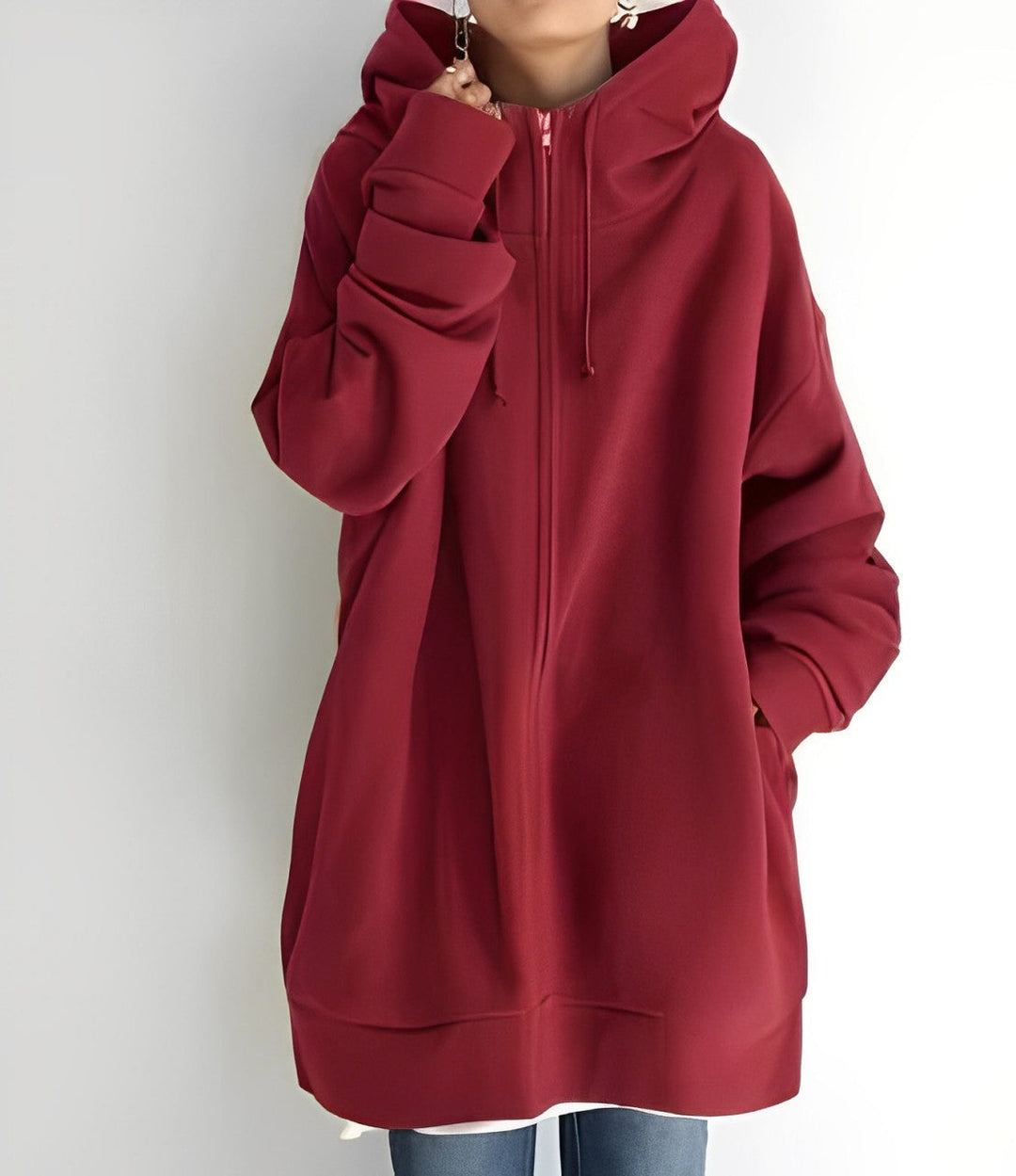 Women's Oversized Warm Fleece Hoodie