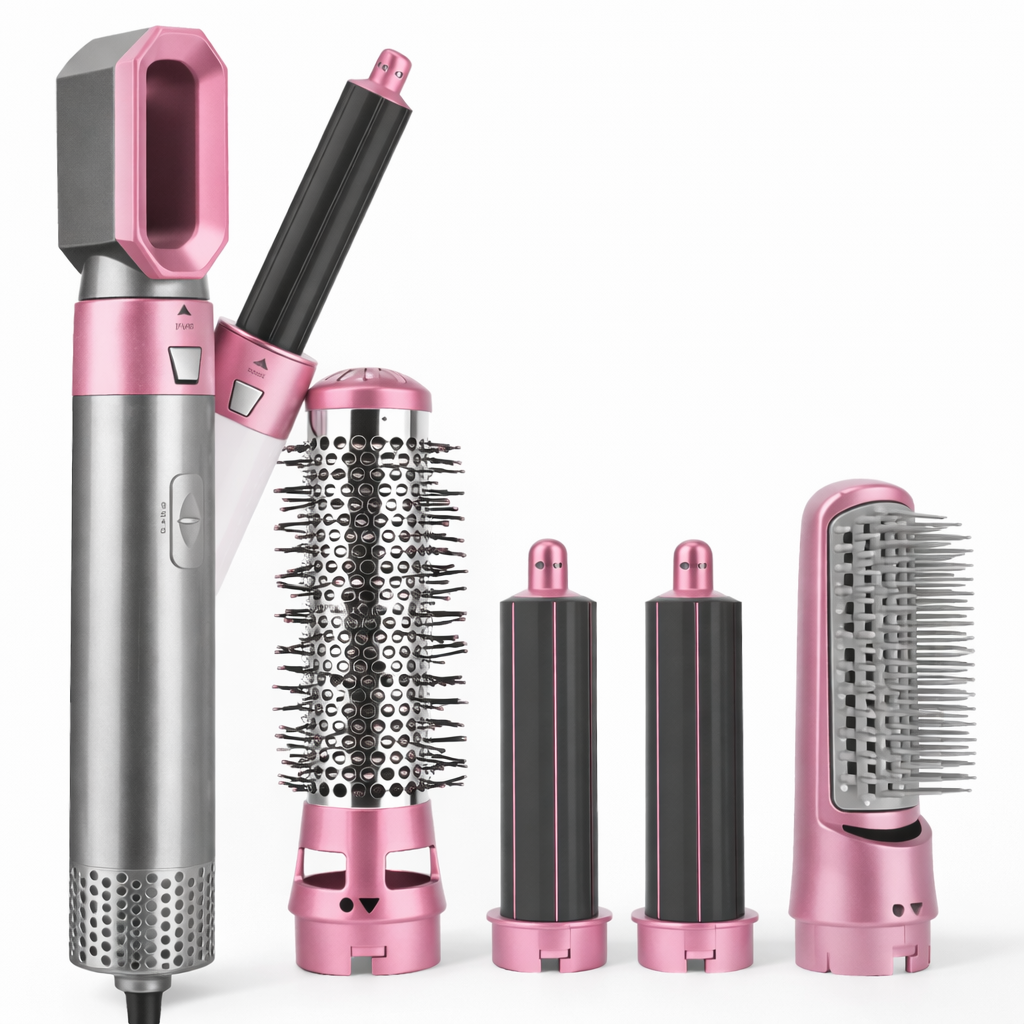 Styling Tools Hot Air Brush Set Multiple Attachments Hair Care
