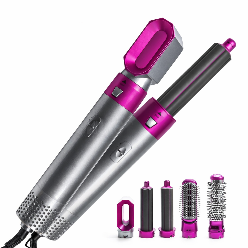 Styling Tools Hot Air Brush Set Multiple Attachments Hair Care