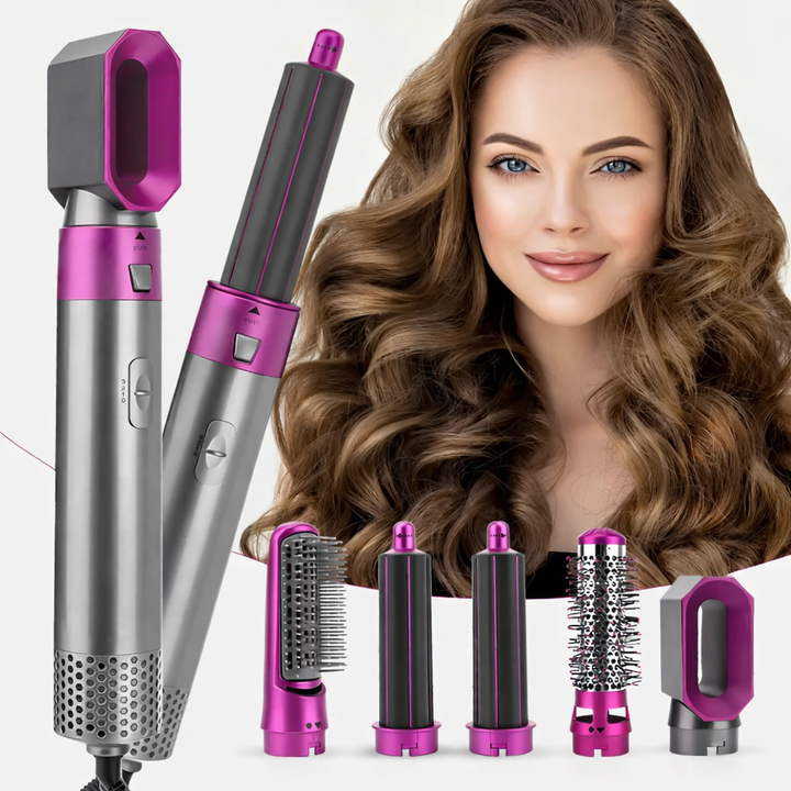 Styling Tools Hot Air Brush Set Multiple Attachments Hair Care