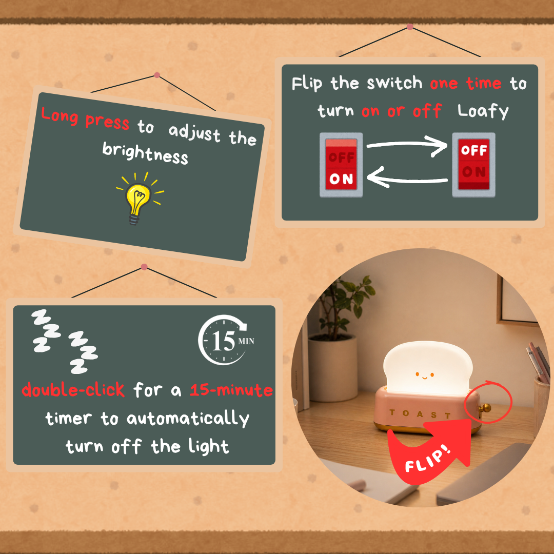 Loafy sleep light timer