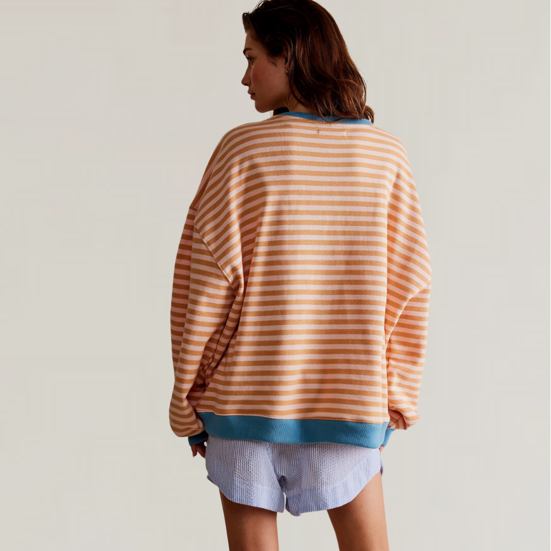 Zoe - Oversized Striped Sweater