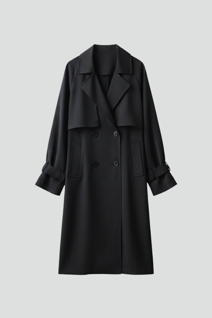Amelia | Women’s Trench Coat with Notched Lapel