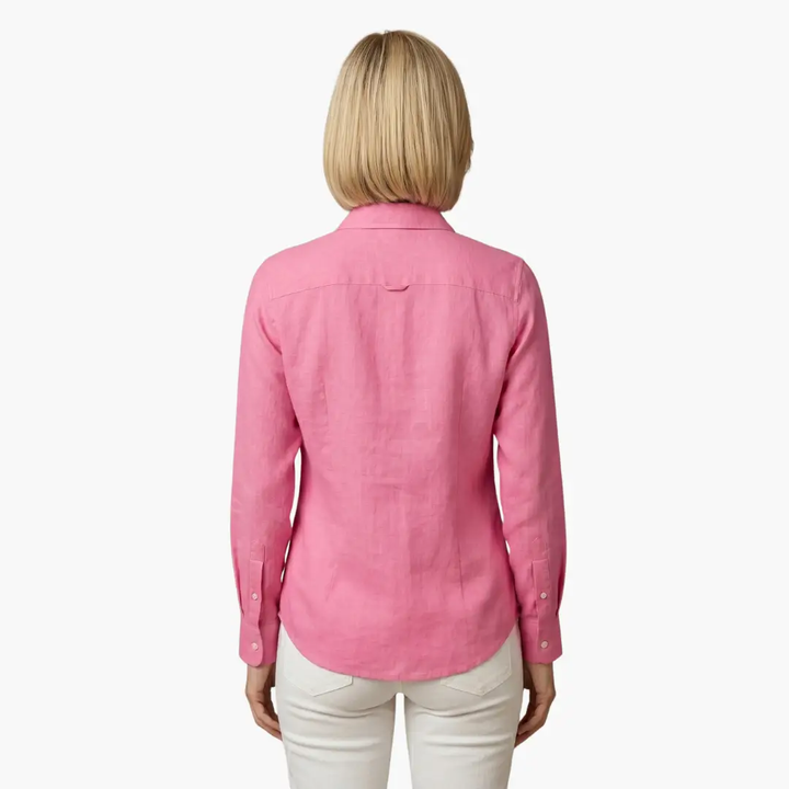 Women’s Relaxed Fit Button Up Long Sleeve Shirt