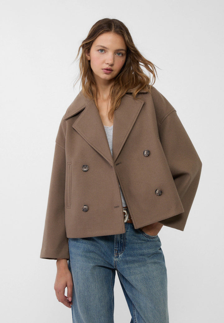 Women's Short Double Breasted Jacket