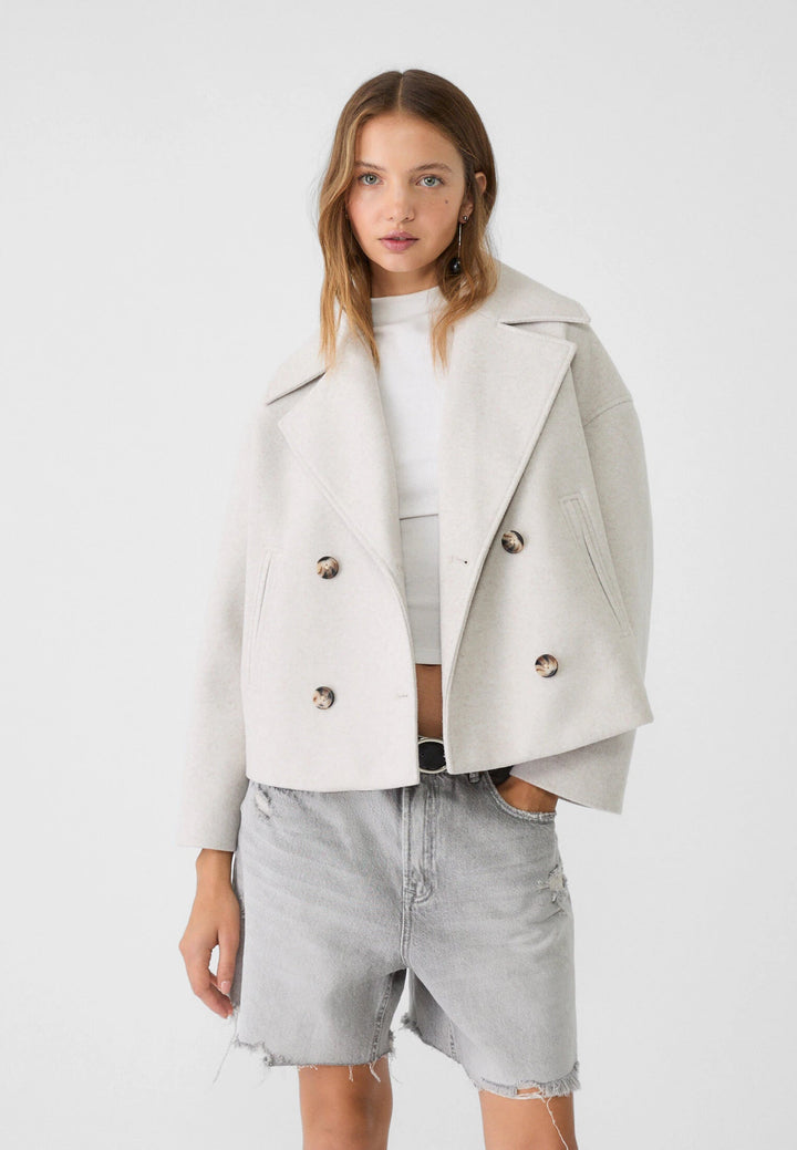 Women's Short Double Breasted Jacket
