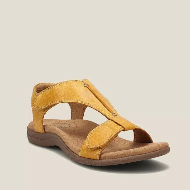 Vivian | Women's Orthopedic Vegan Leather Sandals with Memory Foam Footbed