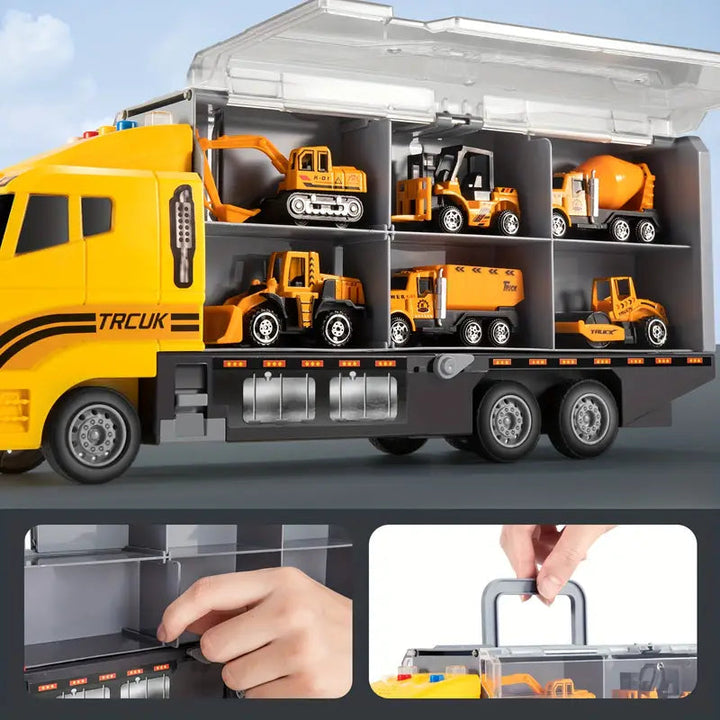 Interactive building set for children | Educational set with vehicles and tools