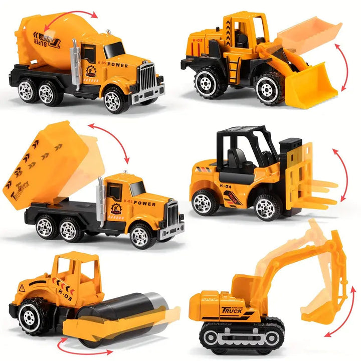 Interactive building set for children | Educational set with vehicles and tools