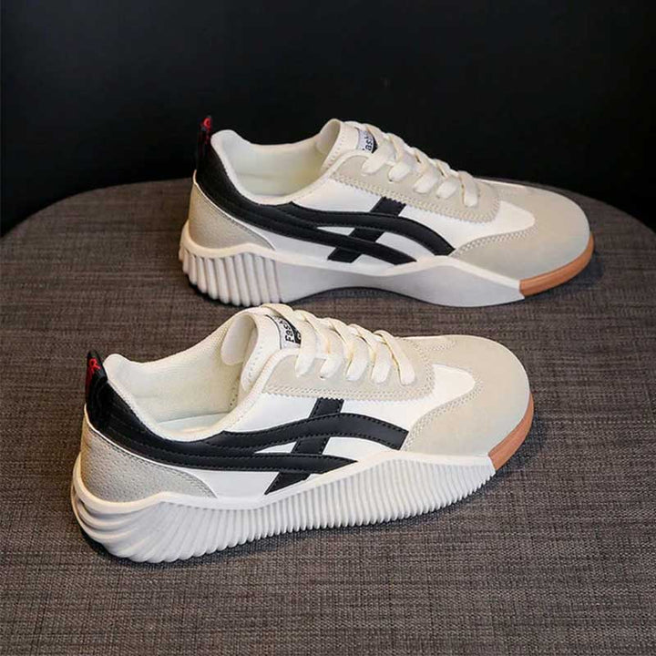 Comfortable Lace-Up Sneakers for Women – Casual Wear