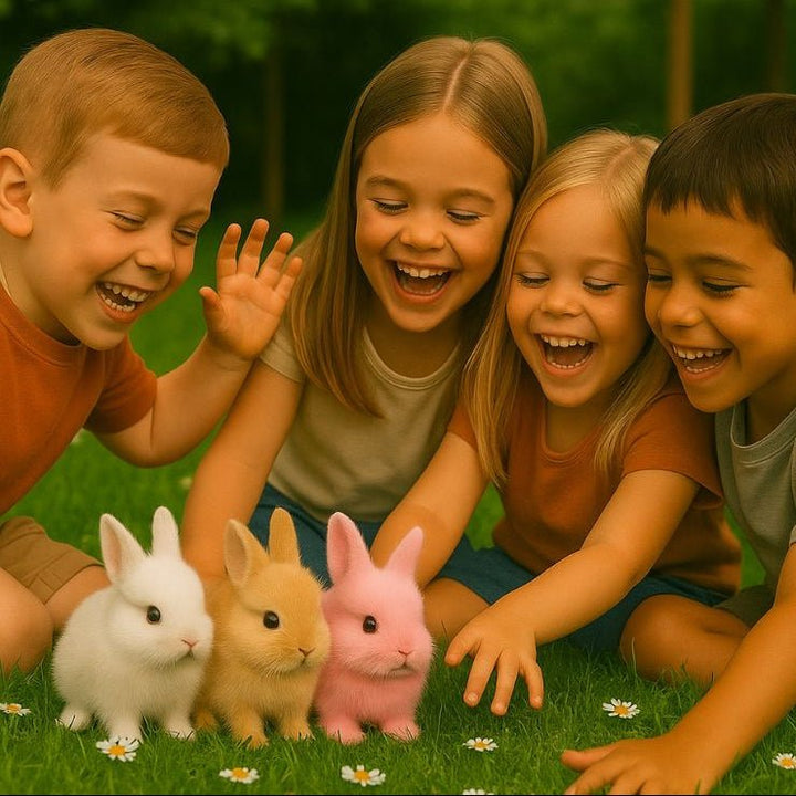 Realistic Interactive Robot Bunny – Walking & Hopping Electronic Rabbit Toy for Kids