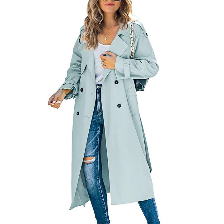 Olivia -  Women's Trench Coat Long