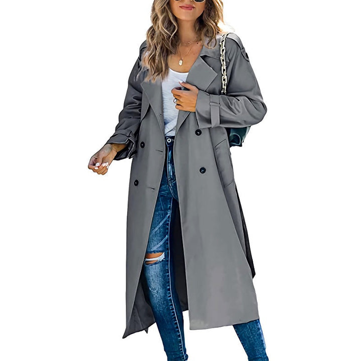 Olivia -  Women's Trench Coat Long