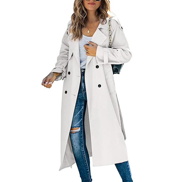Olivia -  Women's Trench Coat Long