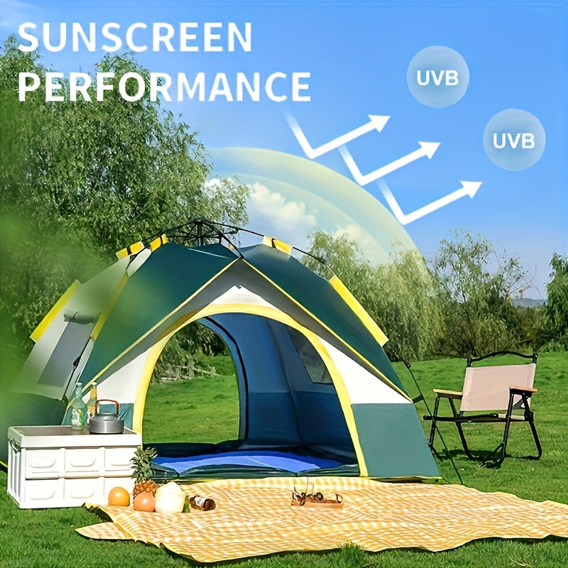 4-person camping tent with quick setup for outdoor use