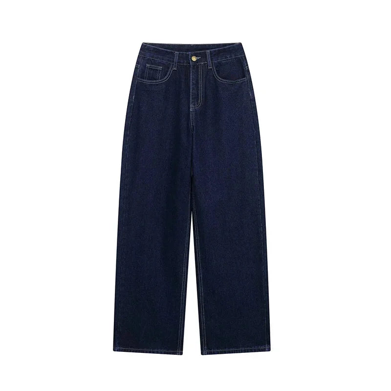 Valentina - Women's denim jacket and pants set with belt