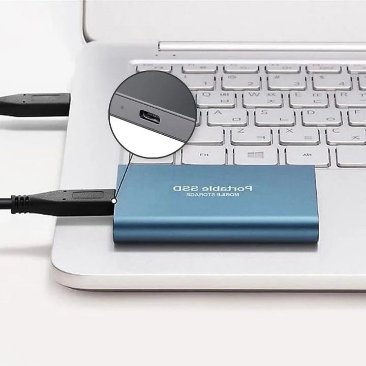 Aluminum Portable Solid State Drive for Storage