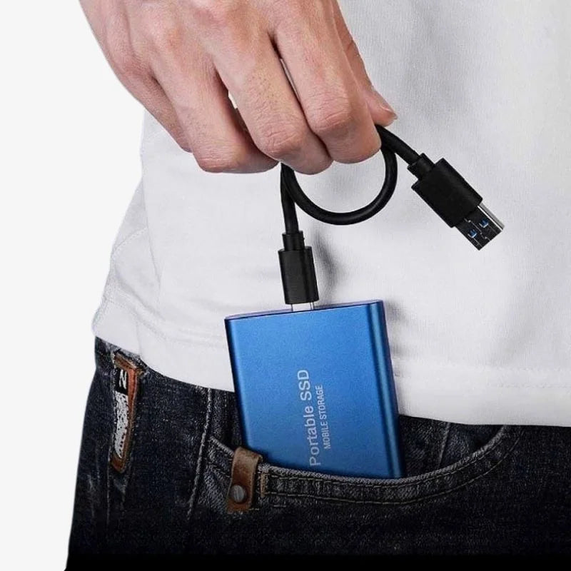Aluminum Portable Solid State Drive for Storage