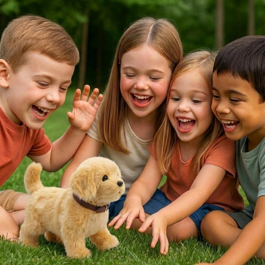 Interactive Realistic Robot Puppy – Lifelike Walking, Barking & Electronic Dog Toy