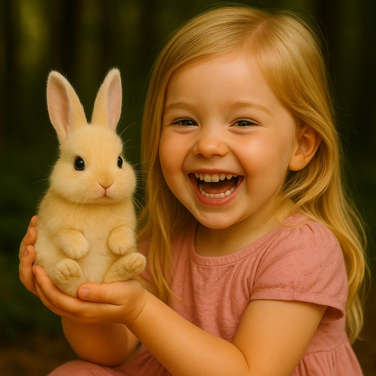 Realistic Interactive Robot Bunny – Walking & Hopping Electronic Rabbit Toy for Kids