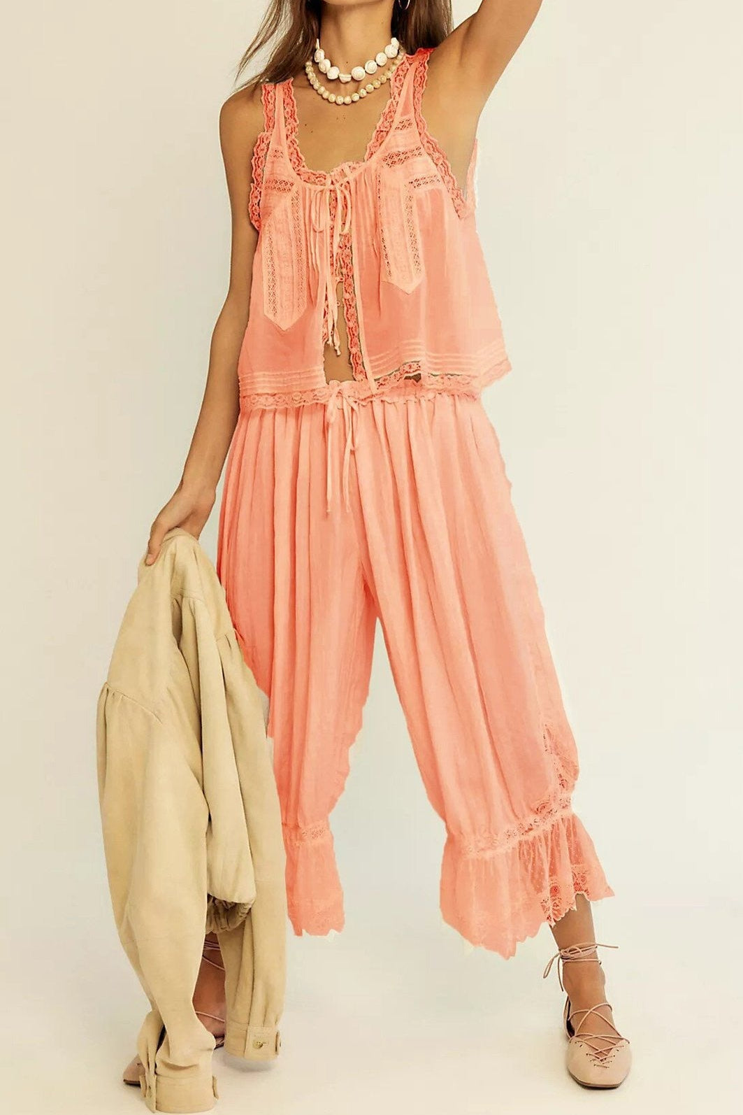 Alouette Lace Two-Piece Set