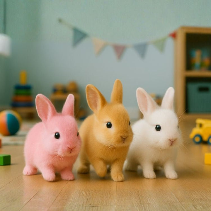 Realistic Interactive Robot Bunny – Walking & Hopping Electronic Rabbit Toy for Kids