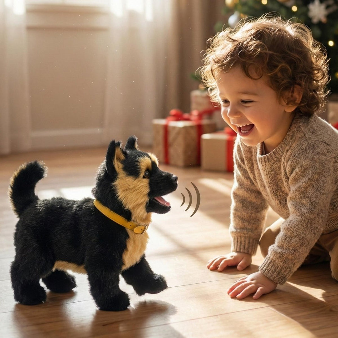 Interactive Realistic Robot Puppy – Lifelike Walking, Barking & Electronic Dog Toy
