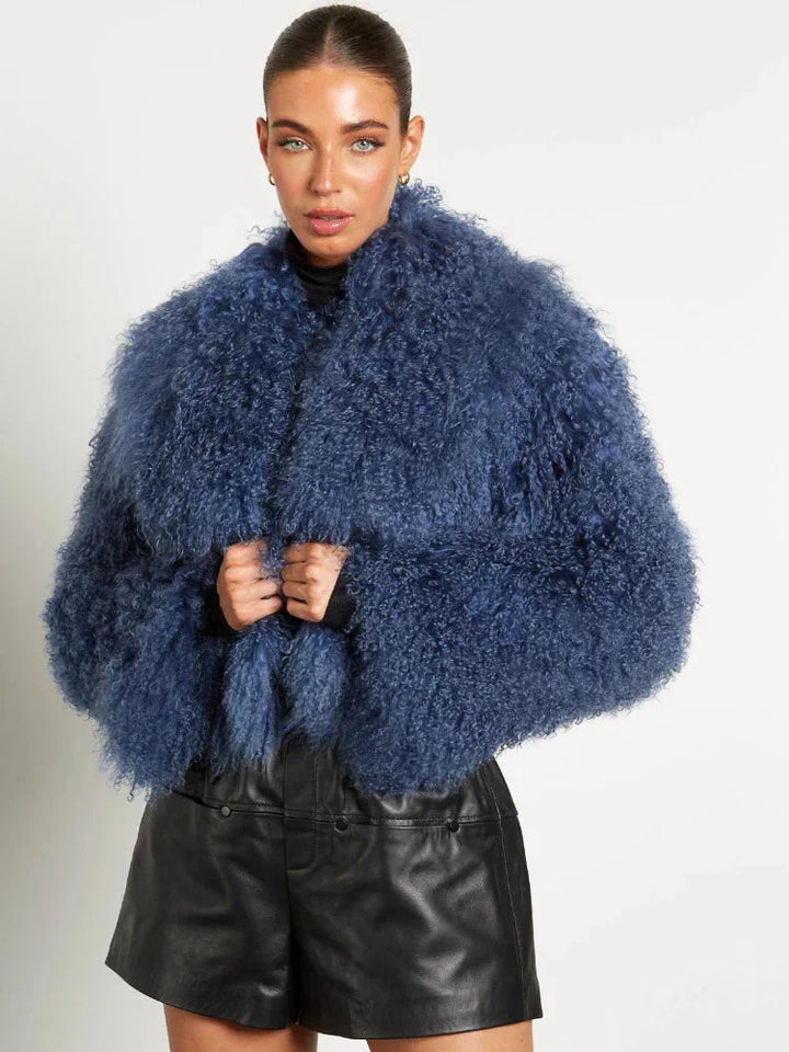 Lana - Women's long-sleeved plush-style coat