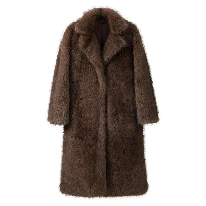 Keira - Women's long faux fur coat for winter