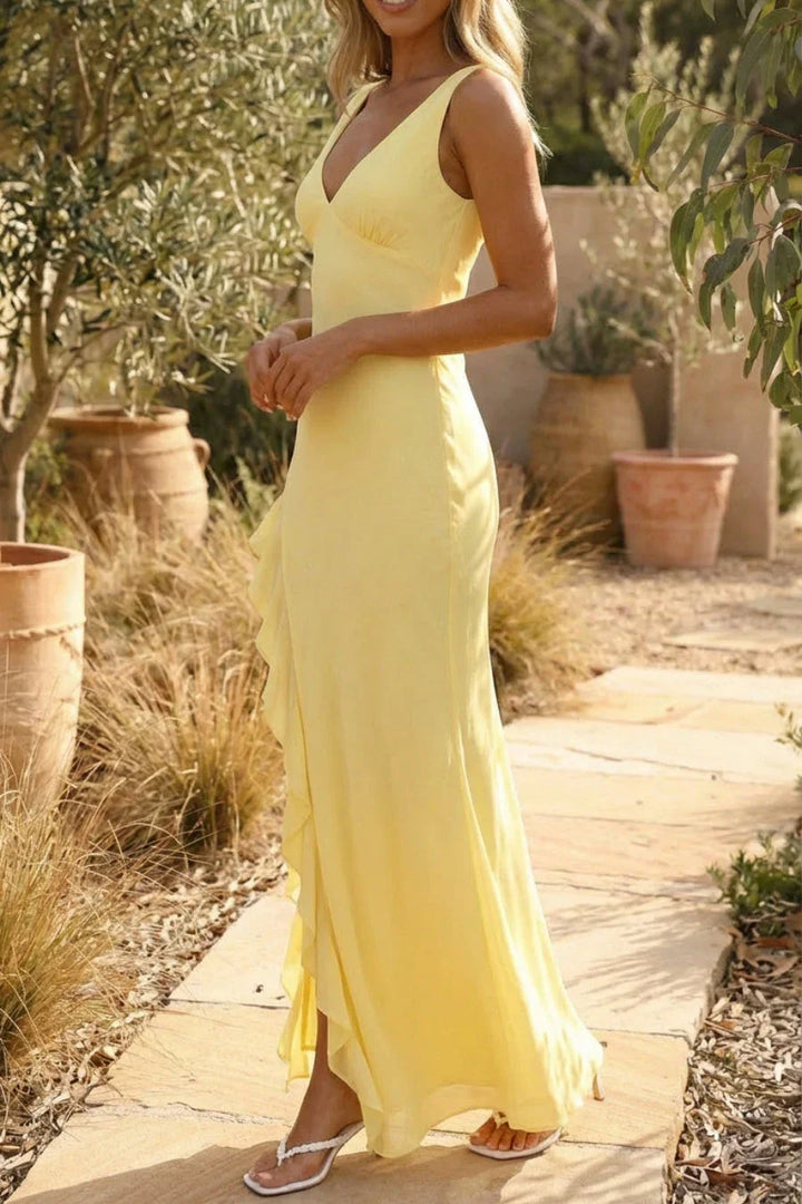 Women’s Sleeveless Split Maxi Dress