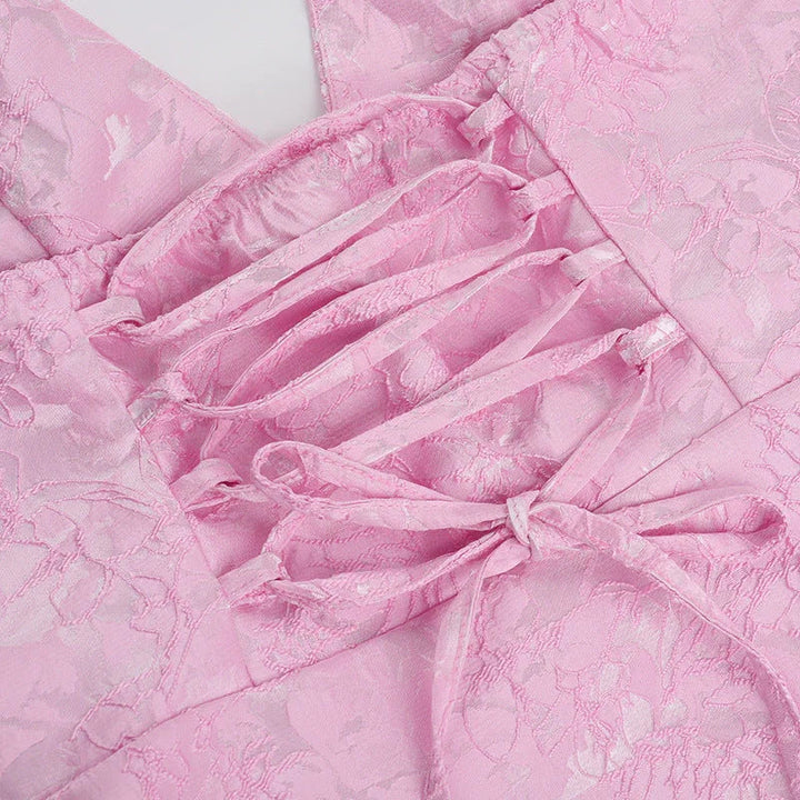 Women’s Pink Strappy Mini Dress