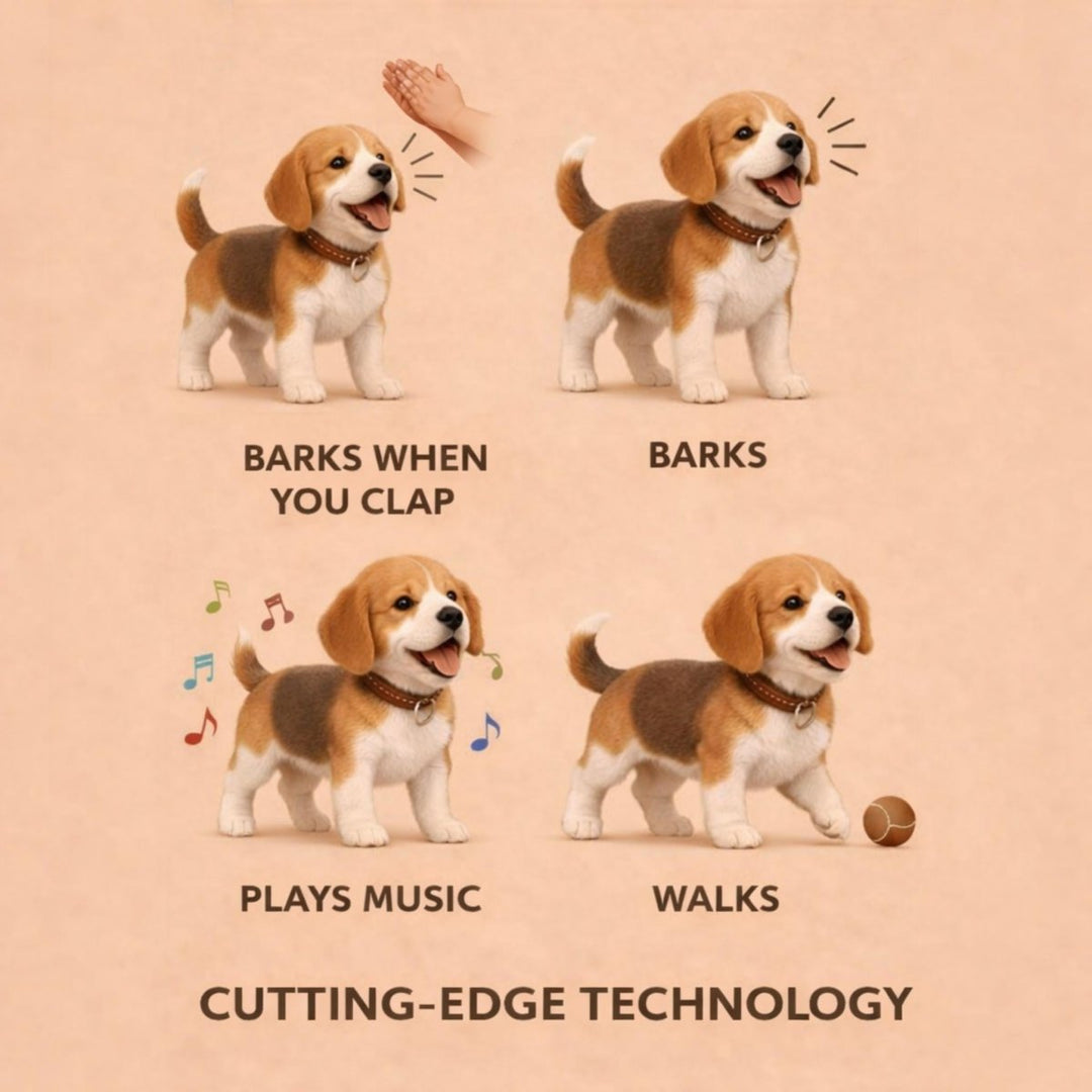Interactive Realistic Robot Puppy – Lifelike Walking, Barking & Electronic Dog Toy