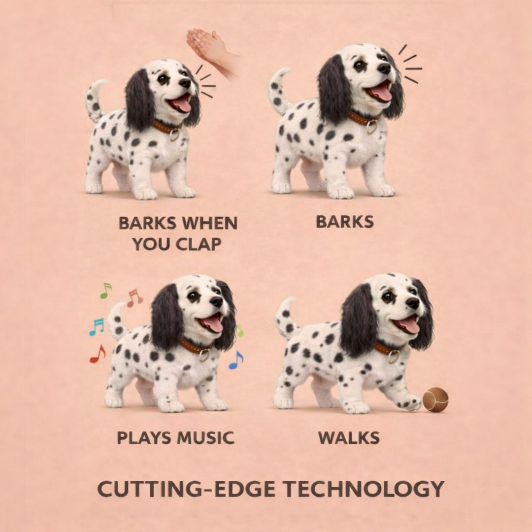 Interactive Realistic Robot Puppy – Lifelike Walking, Barking & Electronic Dog Toy