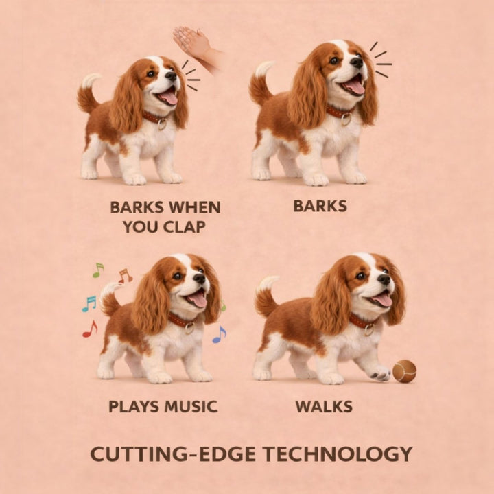 Interactive Realistic Robot Puppy – Lifelike Walking, Barking & Electronic Dog Toy