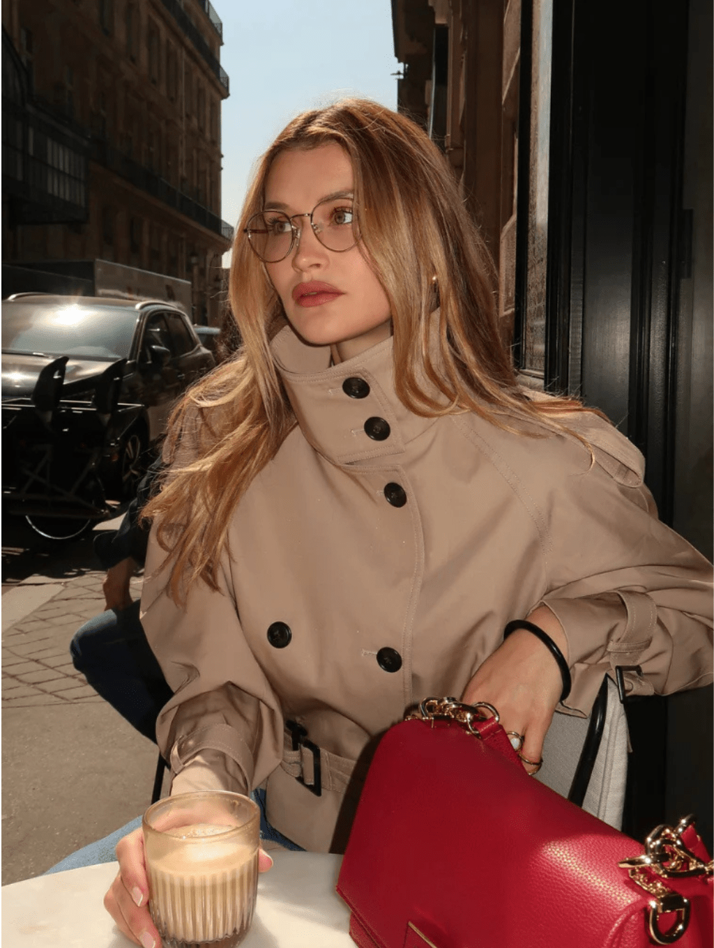 Sofie Cropped Trenchcoat
