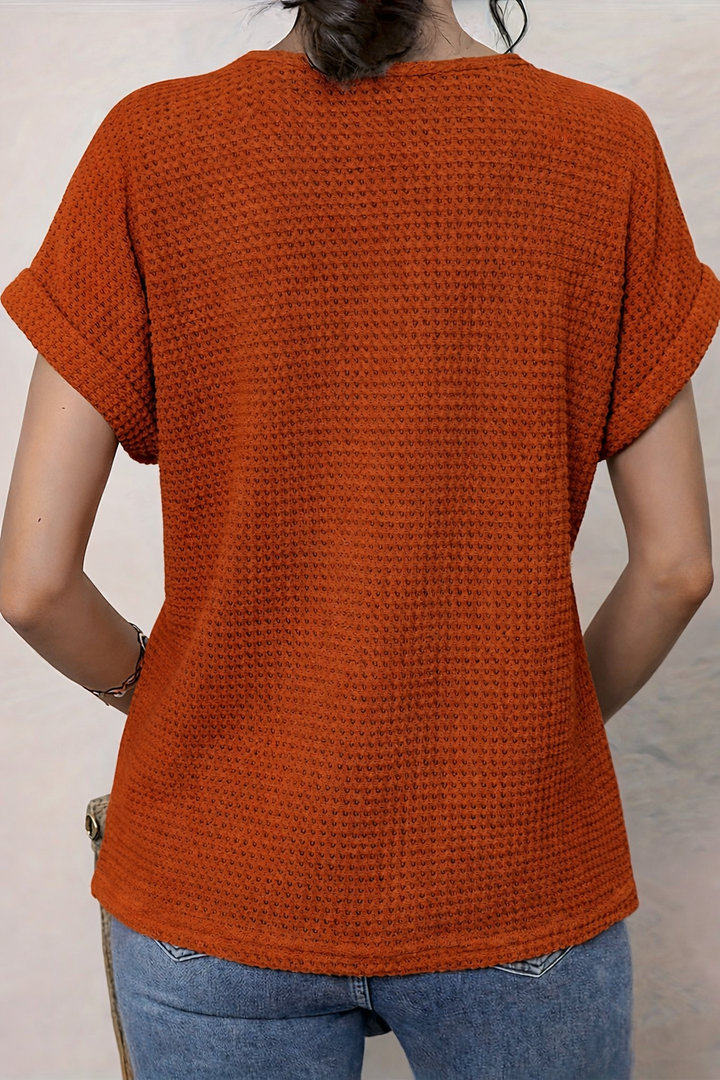 Top Women’s Round Neck Lace Elegant Casual Comfortable Daily