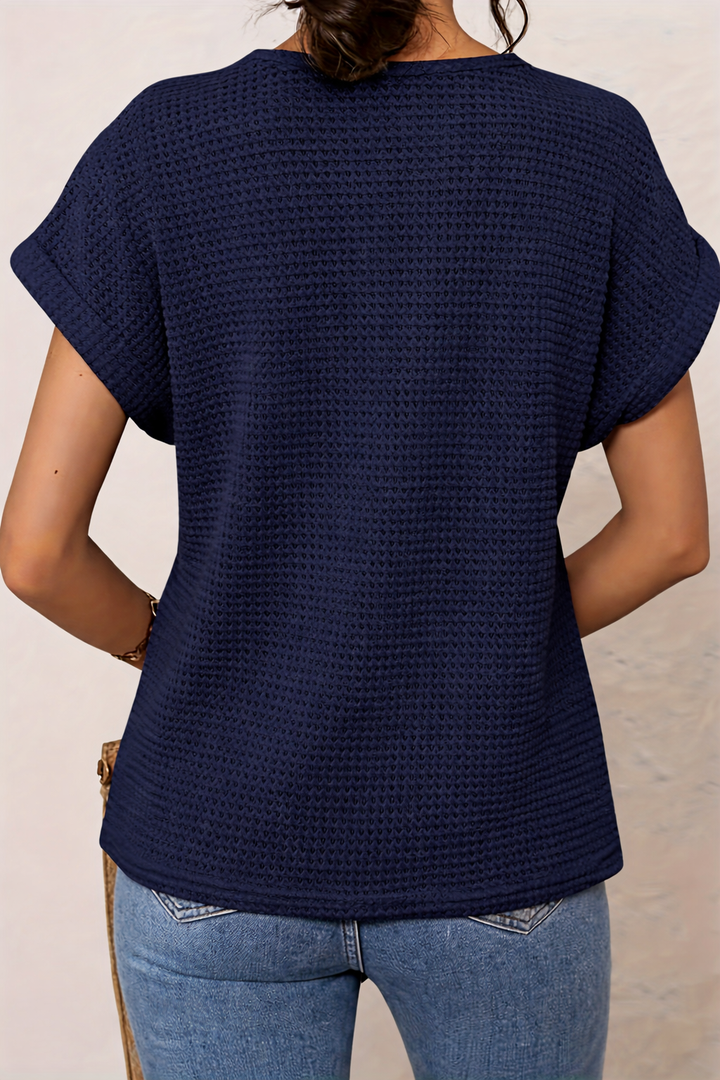Top Women’s Round Neck Lace Elegant Casual Comfortable Daily