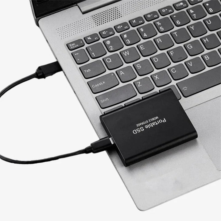Portable Mobile SSD Drive Storage Blue/Red/Gray