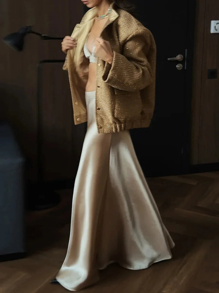 Elena - Chic women's jacket with sequins and an elegant cut