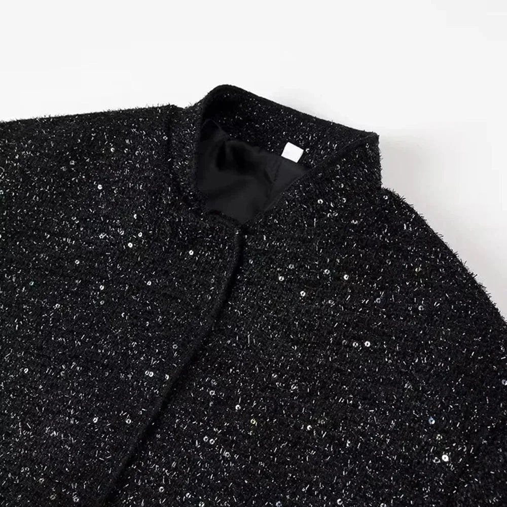 Elena - Chic women's jacket with sequins and an elegant cut