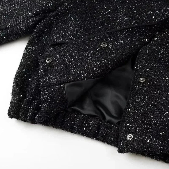 Elena - Chic women's jacket with sequins and an elegant cut