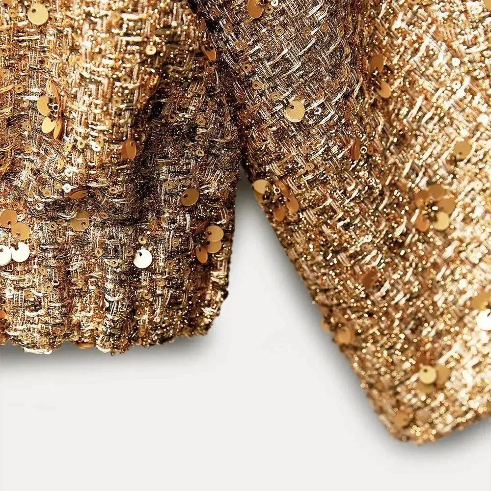 Elena - Chic women's jacket with sequins and an elegant cut