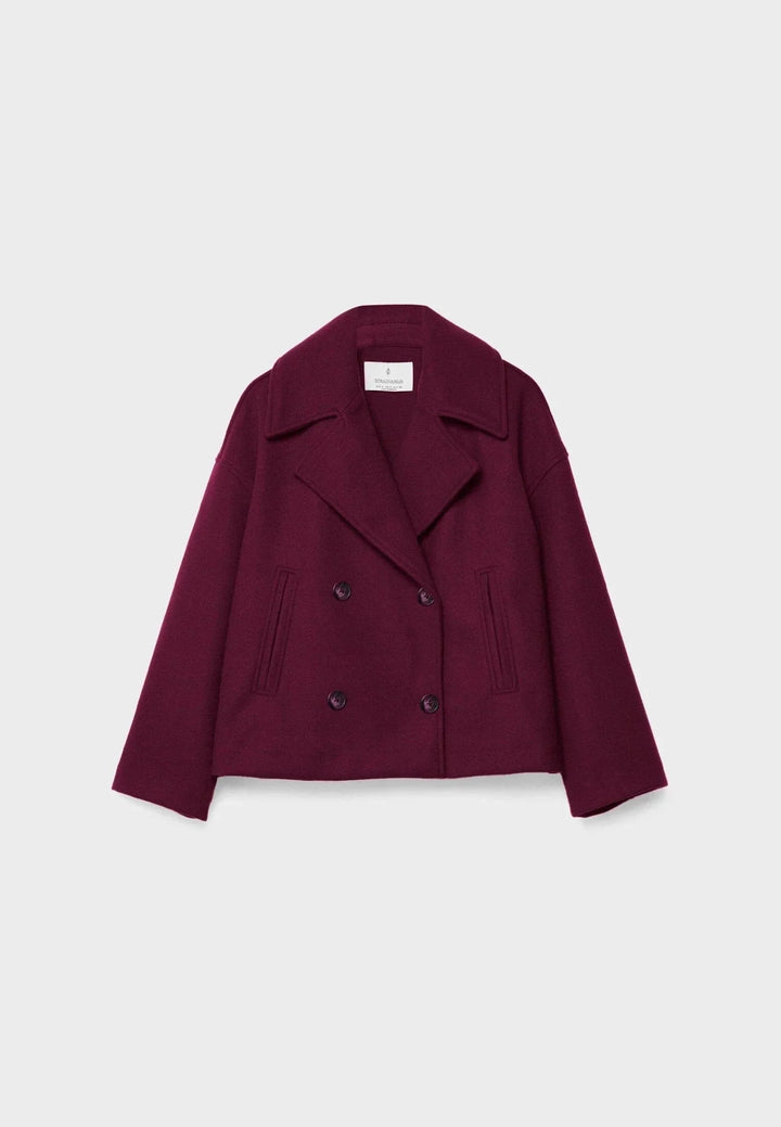 Freya - Women's short double-breasted modern jacket