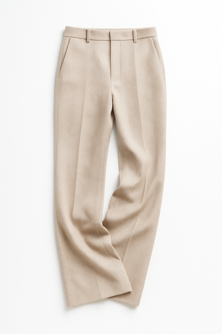 Colette Wool Herringbone Pants